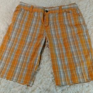 IZOD Plaid Cotton Shorts